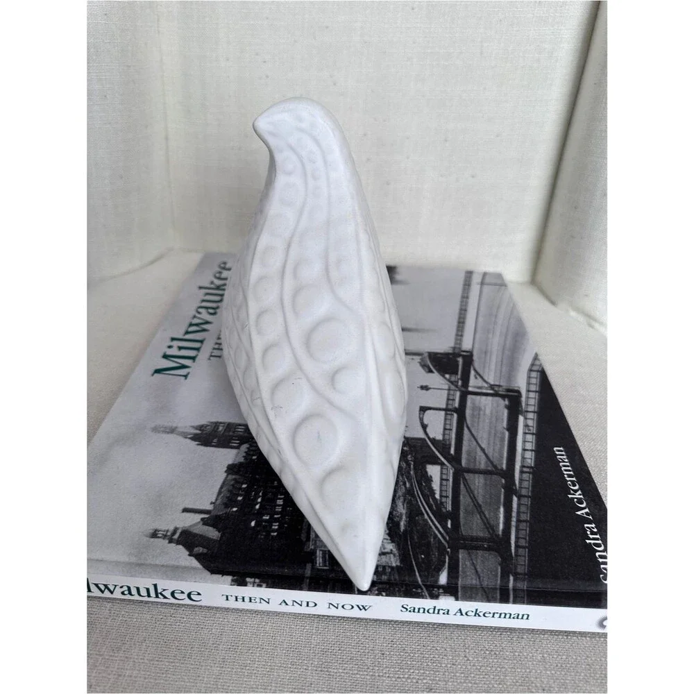 Jonathan Adler Menagerie Medium Teardrop Bird Figurine White Ceramic Matte